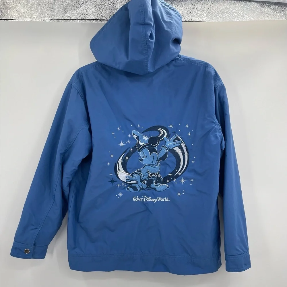 Unisex 90s vintage Walt Disney magical Mickey Mouse blue windbreaker small